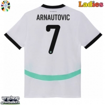 Austria Marko Arnautovic #7 Replica Away Shirt Ladies Euro 2024 Short Sleeve